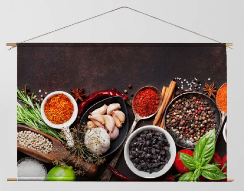 Various spices and herbs