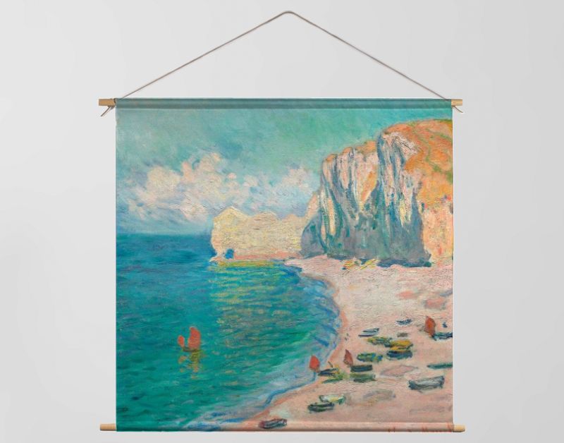 The Beach and the Falaise d'Amont (1885)