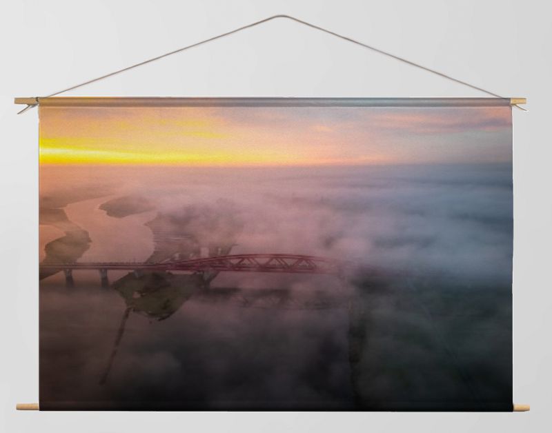 Zwolle Hanzeboog in de mist