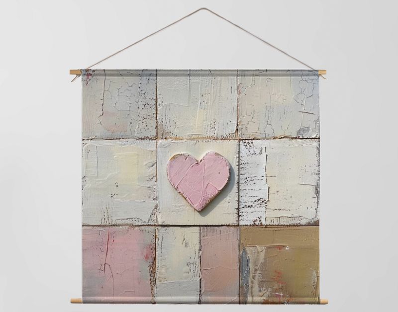 Industrial love with a touch of pink