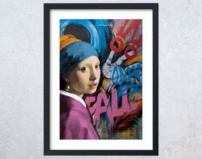 Meisje met de Parel - The Urban Graffiti Edition