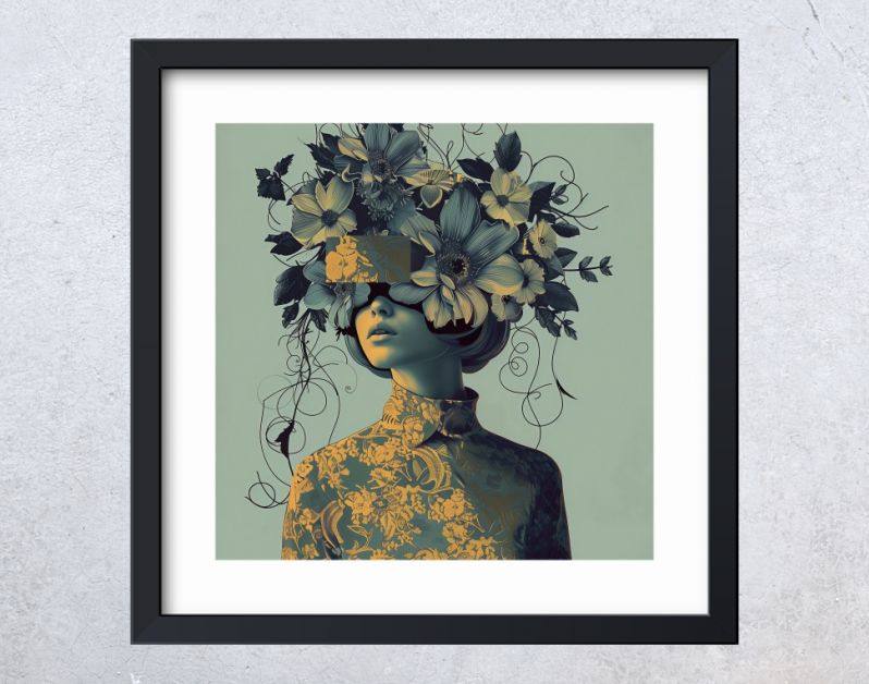 Harmonie in geel en blauw