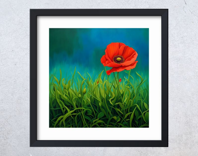 Poppy in het voorjaar