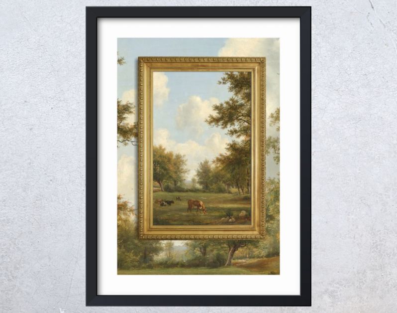 Twice the Art - Landschap in de omgeving van Hilversum