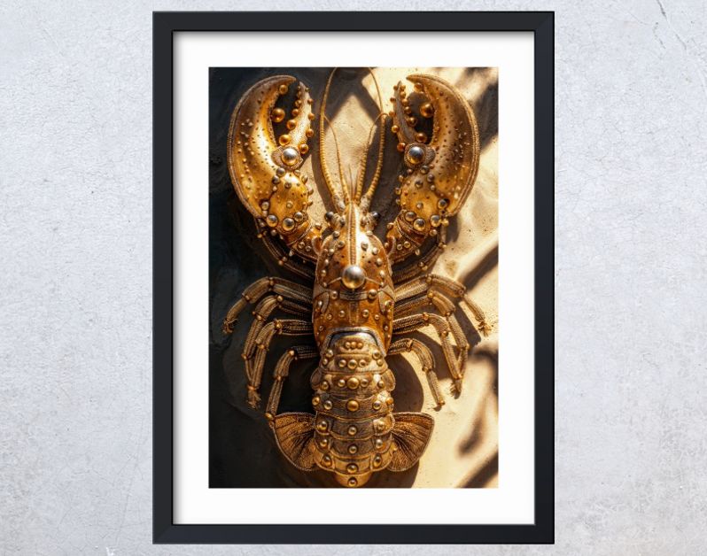 Golden beach lobster
