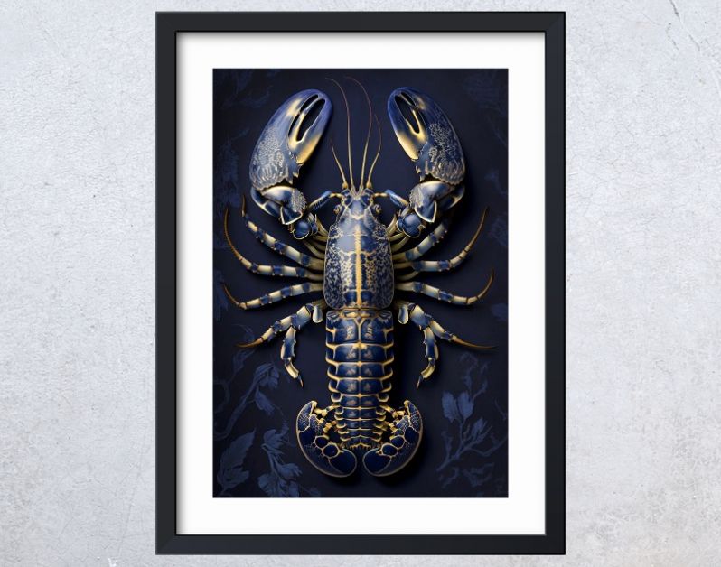 Lobster Chique Gold Blue