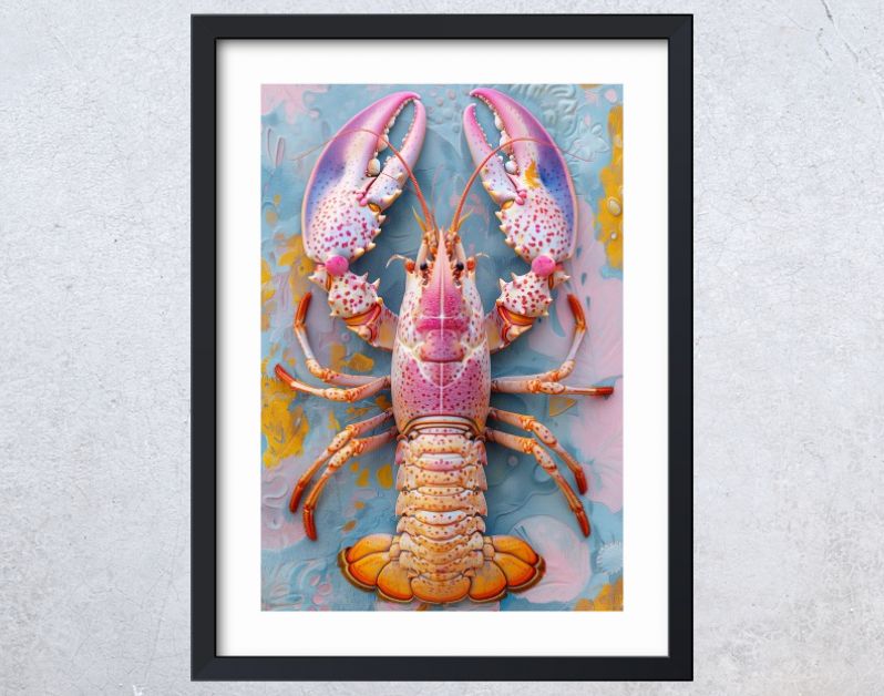 Spring Pastel Lobster