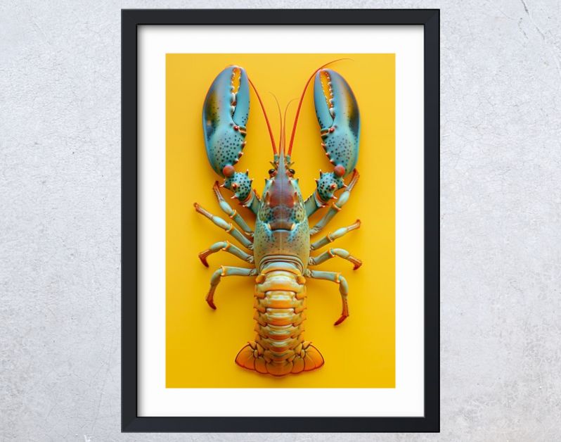 Yellow kopergroengele kreeft