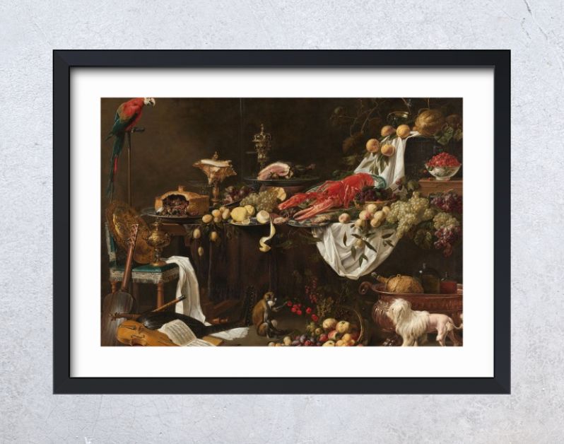 Pronkstilleven, Adriaen van Utrecht, 1644 