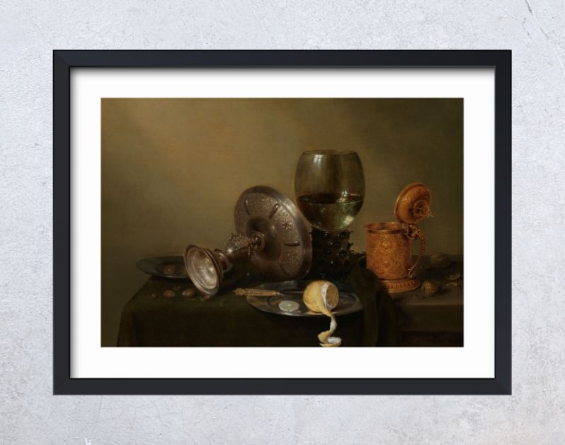 Stilleven met vergulde bierkan, Willem Claesz. Heda, 1634