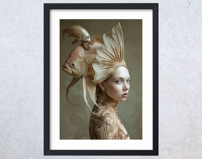 Fishy hat elegance beige 2