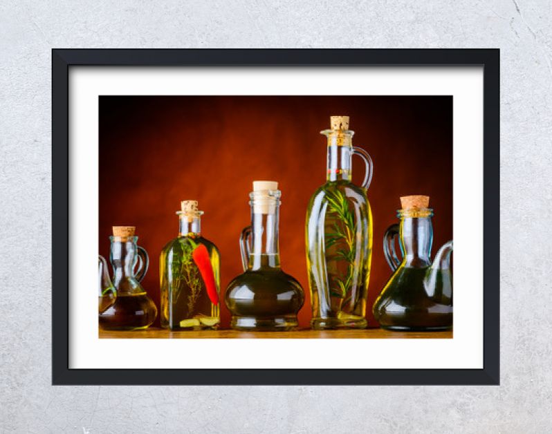 Bottles of Cooking Oil