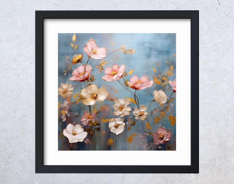 Floating floral harmony