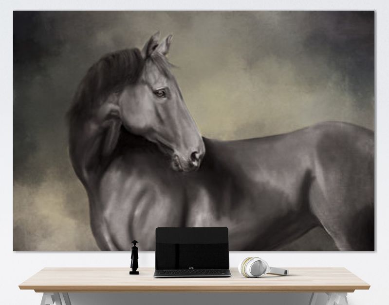 portret van een paard