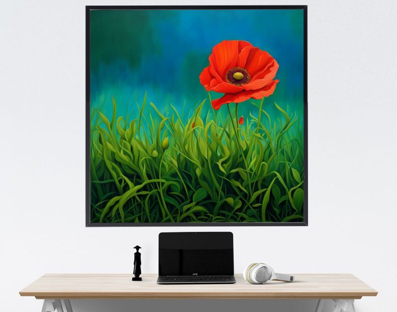 Poppy in het voorjaar