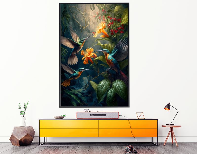 Kolibris in de jungle