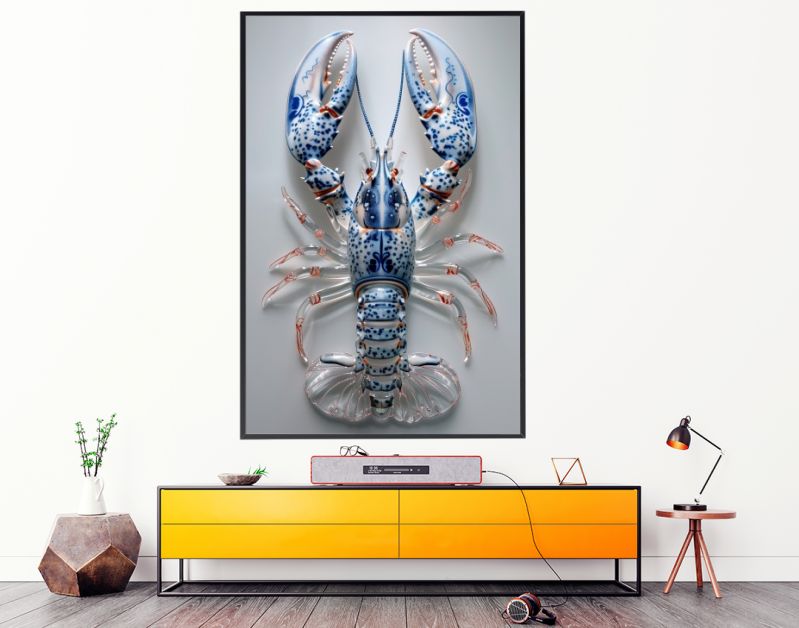 Glass lobster DelftBlue