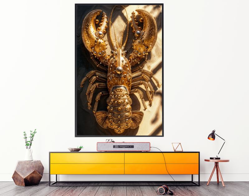 Golden beach lobster