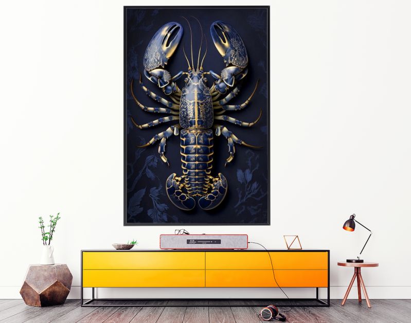 Lobster Chique Gold Blue