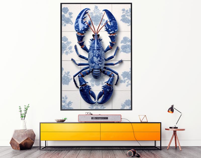 LobsterLuxe DelftBlue kitchen
