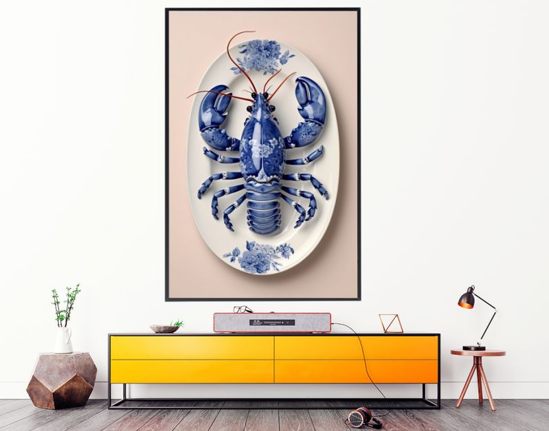 LobsterLuxe DelftBLue Plate
