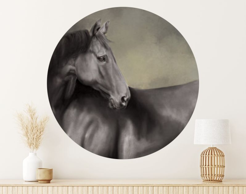 portret van een paard