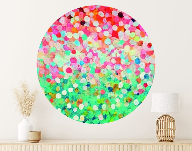 DOTS Eva's tintentuin, kleurrijk verloop in stippen