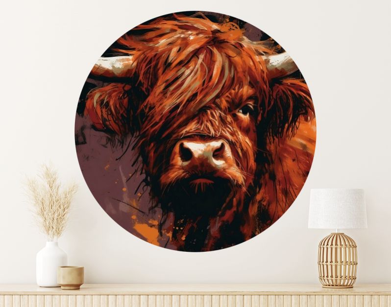 Schotse Hooglander vierkant