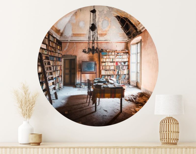 Bibliotheek in 17e-eeuwse Villa