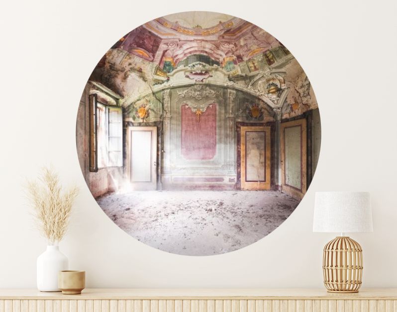 Kamer in Verlaten School met Fresco