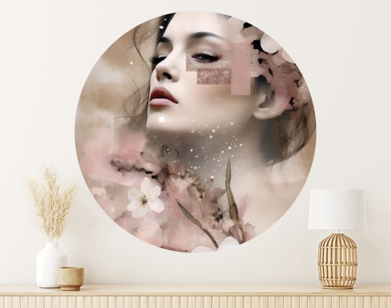 Cherry blossom woman