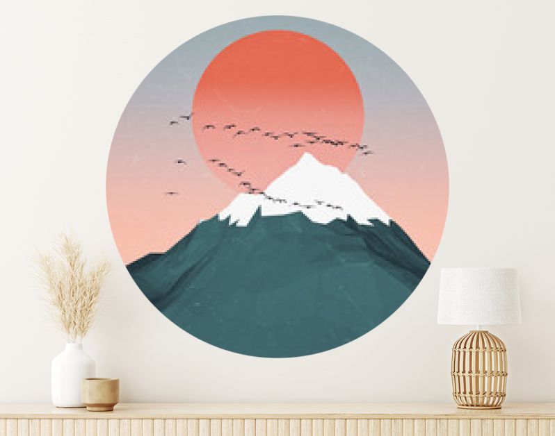 Minimaal bergenkunstwerk