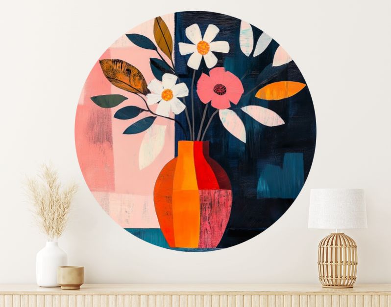 Abstract flower bouquet