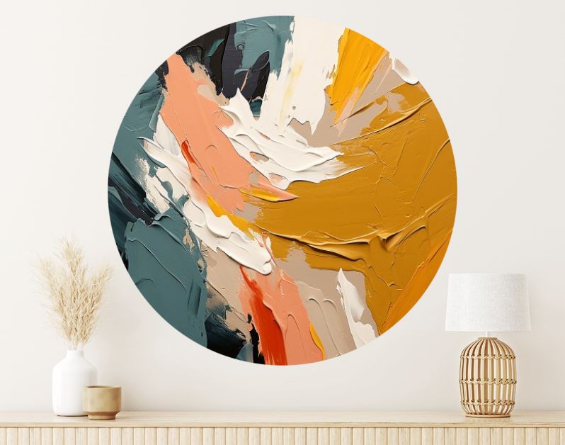 Beeldhouwen met Kleur Het Gedurfde en Sierlijke Actieschilderij