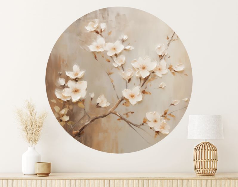 Kersenbloesem goud wit