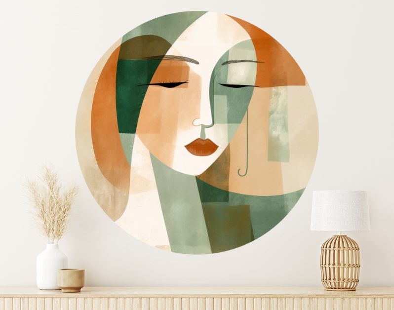 Zachte Complementen Abstracte Lijntekening