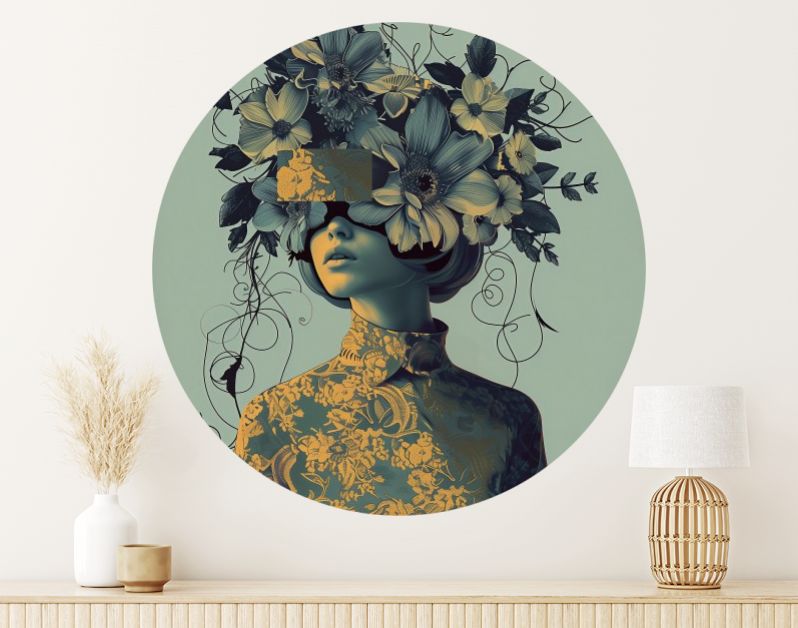 Harmonie in geel en blauw