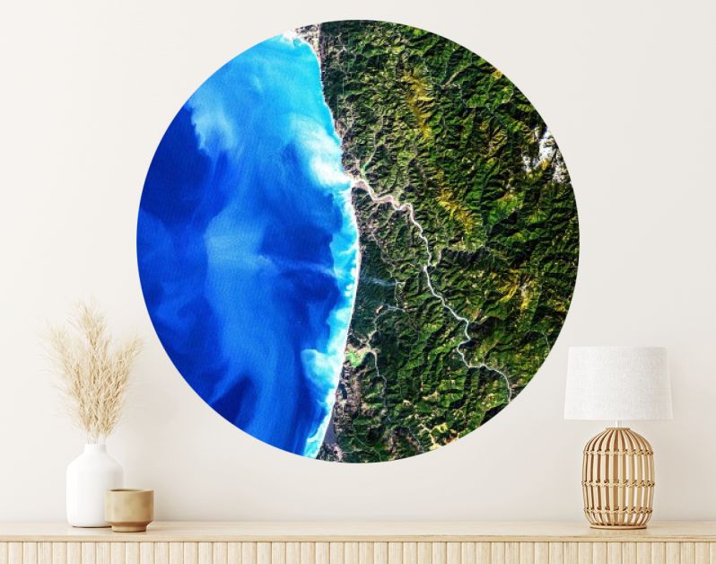 Redwood National Park. Original from NASA.