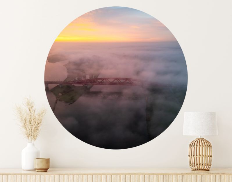 Zwolle Hanzeboog in de mist