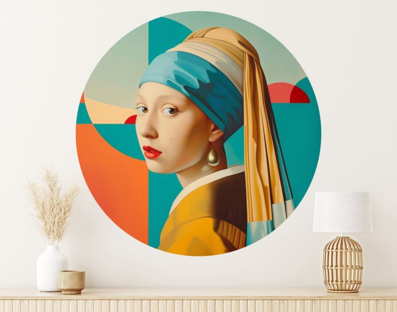 Meisje met parel modern