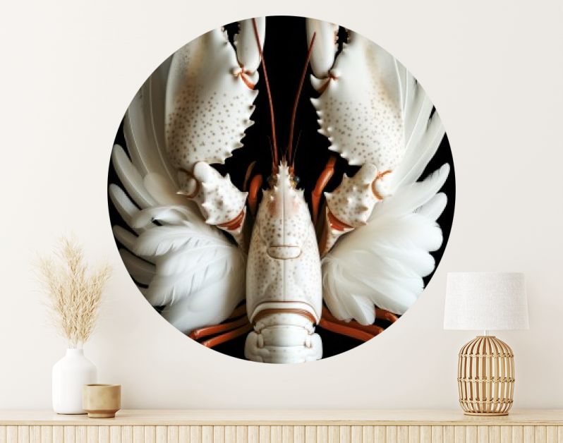 Lobster swan feathers