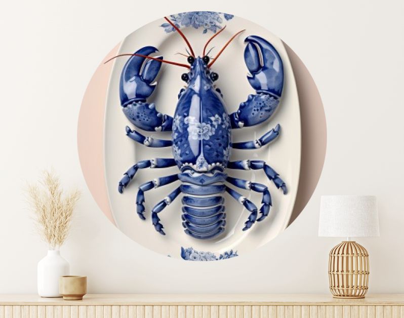 LobsterLuxe DelftBLue Plate