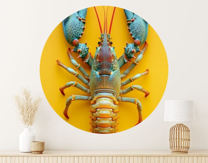 Yellow kopergroengele kreeft