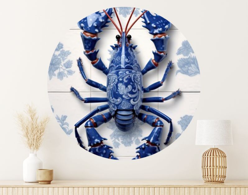 LobsterLuxe DelftBlue kitchen