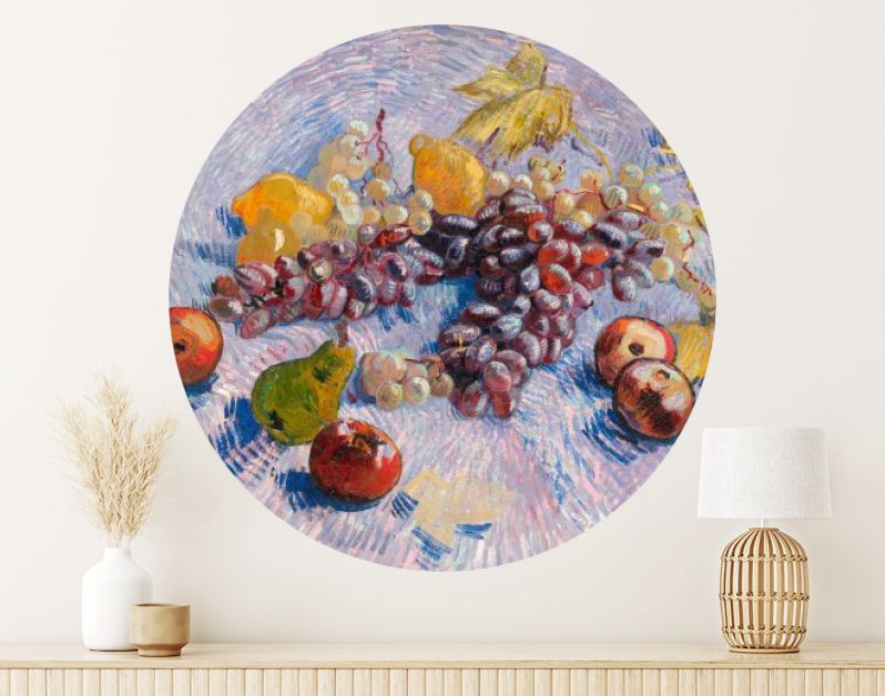 Grapes, Lemons, Pears, and Apples (1887)