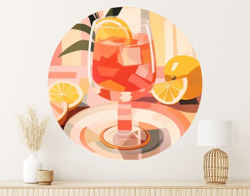 Schilderachtige Smaken Losse Stijl van Cocktails en Plateaus