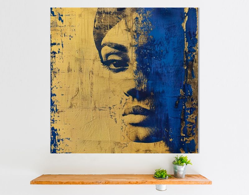 Golden glamour retro starlet