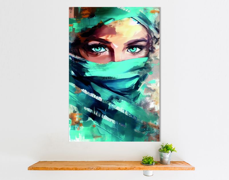 Verborgen Identiteit in blauw