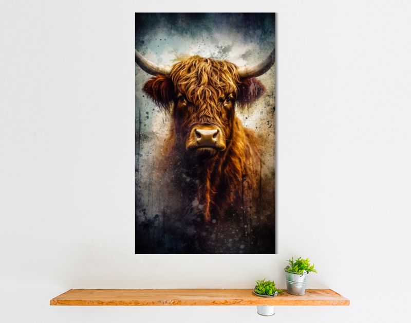 Schotse Hooglander portret