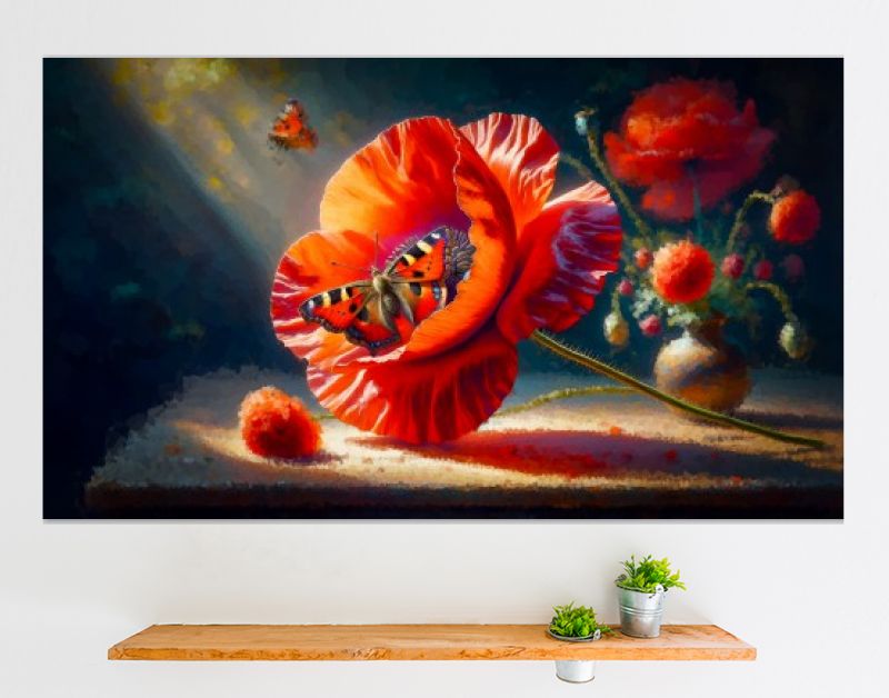 Klaproos - Poppie en Vlinder Oil